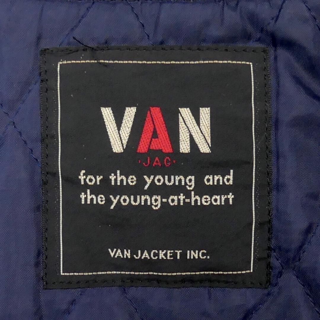 スタジャン 古着 レザー VAN ヴァンヂャケット M 本革 NR2956