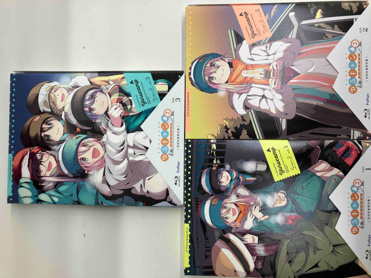 ケース付 ストア ゆるキャン△ DVD 全3巻 全巻セット Blu-ray ゆる
