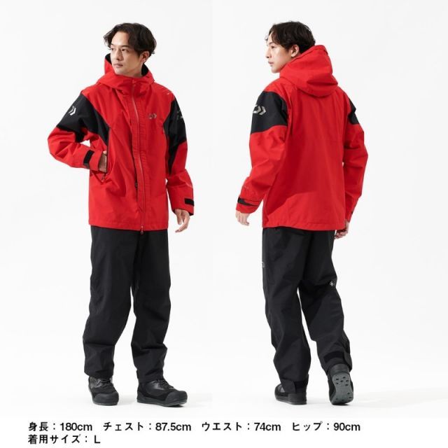 ダイワ DR-1825 ゴアテックス コンビアップレインスーツ ガンメタル L