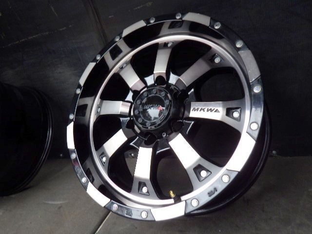2910 B MKW MK-46 ホイール 17x8.0J 6穴 PCD139.7 20 4本 BRIGHTFACE_UK