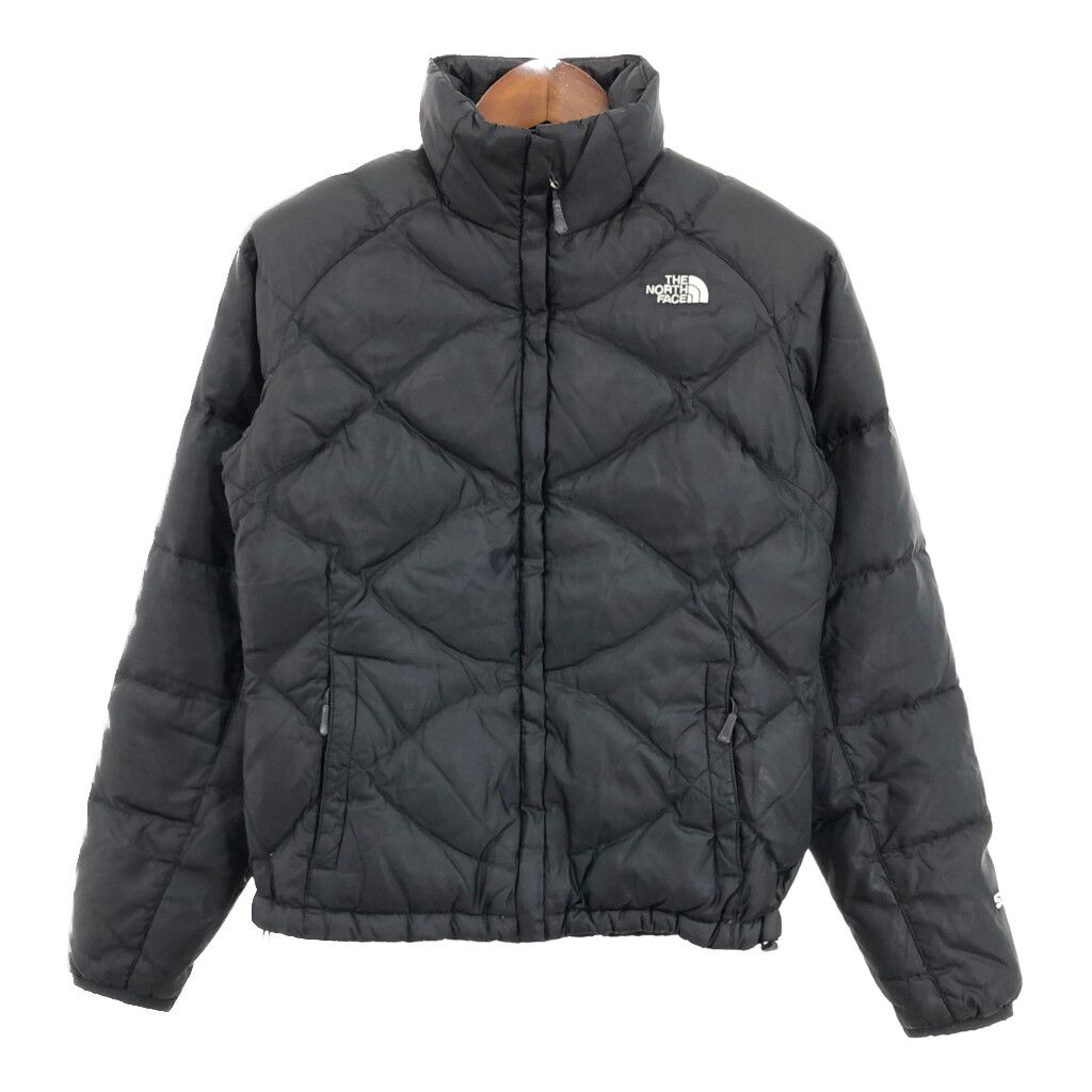 THE NORTH FACE - THE NORTH FACE ノースフェイス キルティング ダウンジャケット アウトドア 防寒 ブラック (レディース M) 中古 古着 R6018 THE NORTH FACE ノースフェイス キルティング ダウンジャケット
