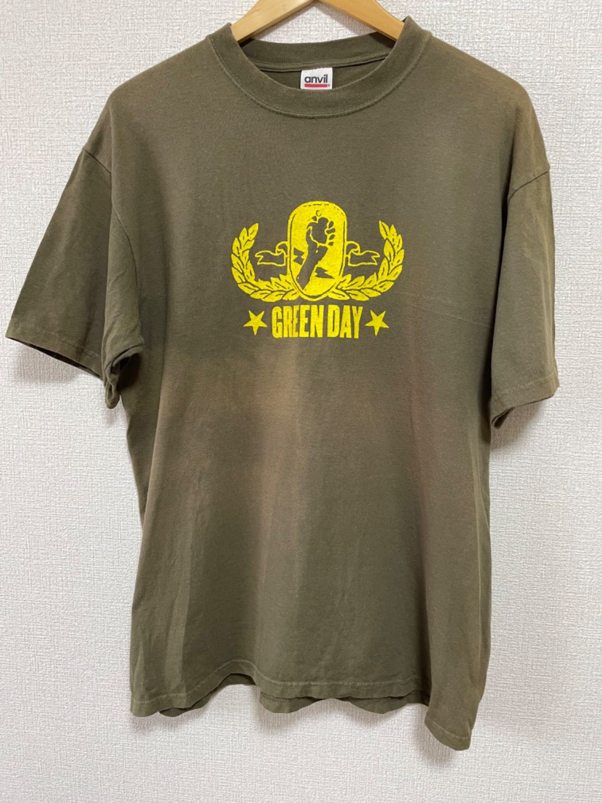 anvil Tシャツ　カーキ　Lサイズ　アンビル