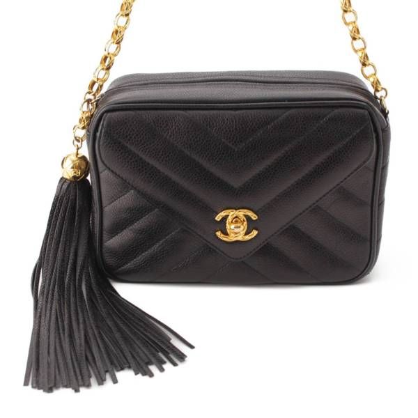 ☆CHANEL☆ タッセル付♪ 25A ミニカメラバッグ タッセル付き♪】CHANEL ミニカメラバッグ ショルダーバッグ
