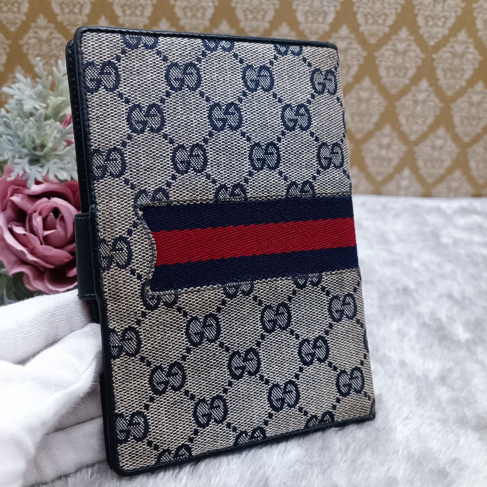 GUCCI 》 グッチ 手帳カバー シェリーライン GGキャンバス 希少 送料 