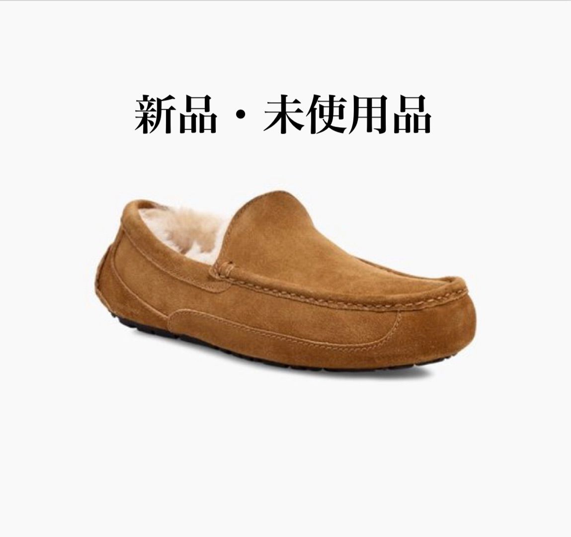 UGG アグ　アスコット　モカシン ブラウン　茶色　メンズ 25cm UGG アグ ASCOT アスコット ブラウン モカシン メンズ メンズ