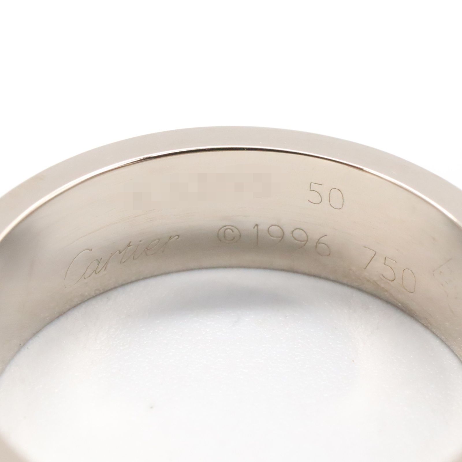 Cartier カルティエ リング K18WG 46 4801025F0005 カルティエ CARTIER リング・指輪 ラブリング K18WG（ホワイト
