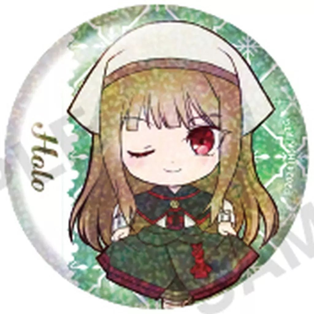【レア】狼と香辛料　缶バッジ　ホロ 缶バッジ「狼と香辛料」05/ブラインド(5種)(ミニキャライラスト