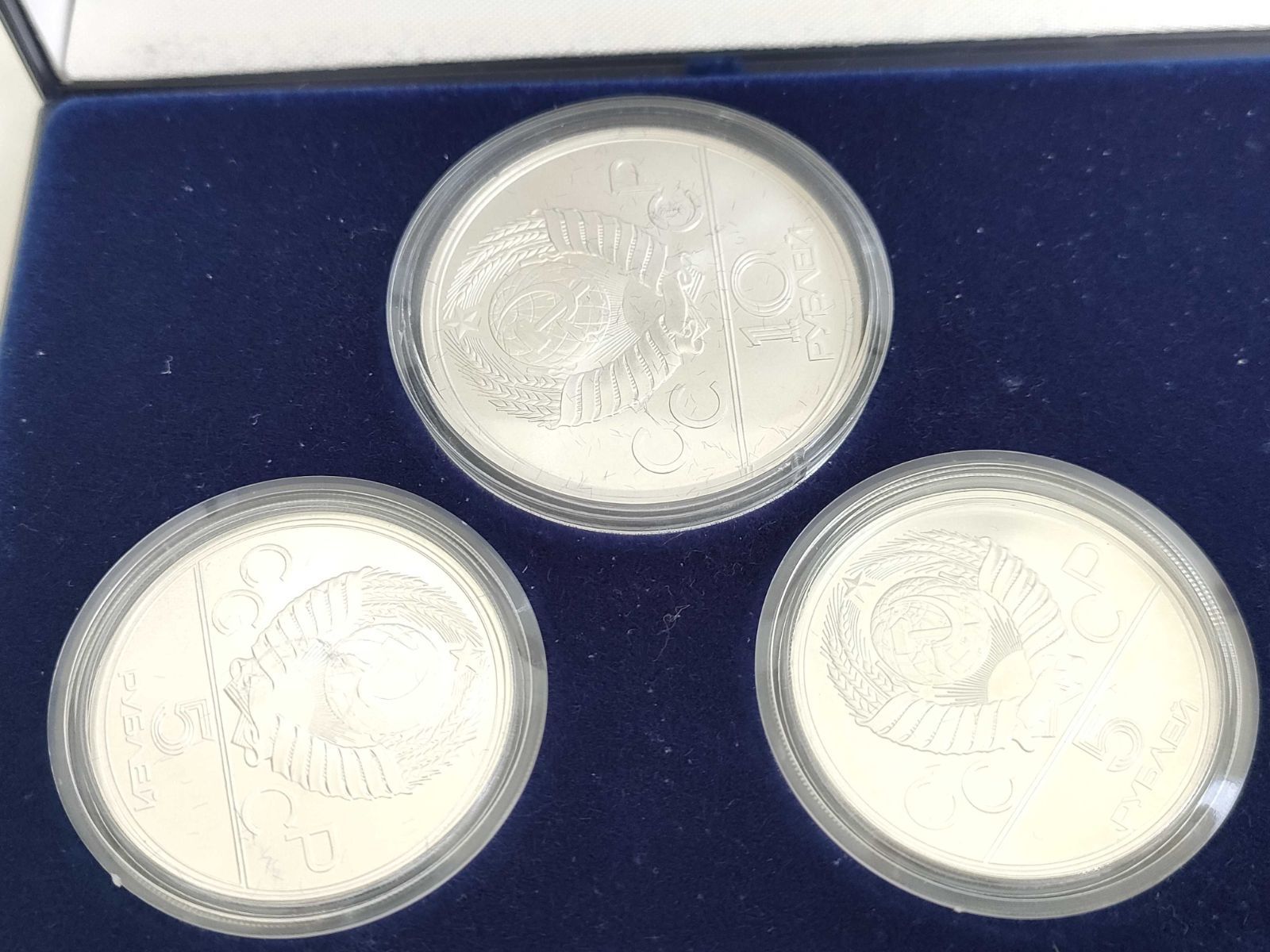 1980年 モスクワ オリンピック 公式記念銀貨 6枚セット