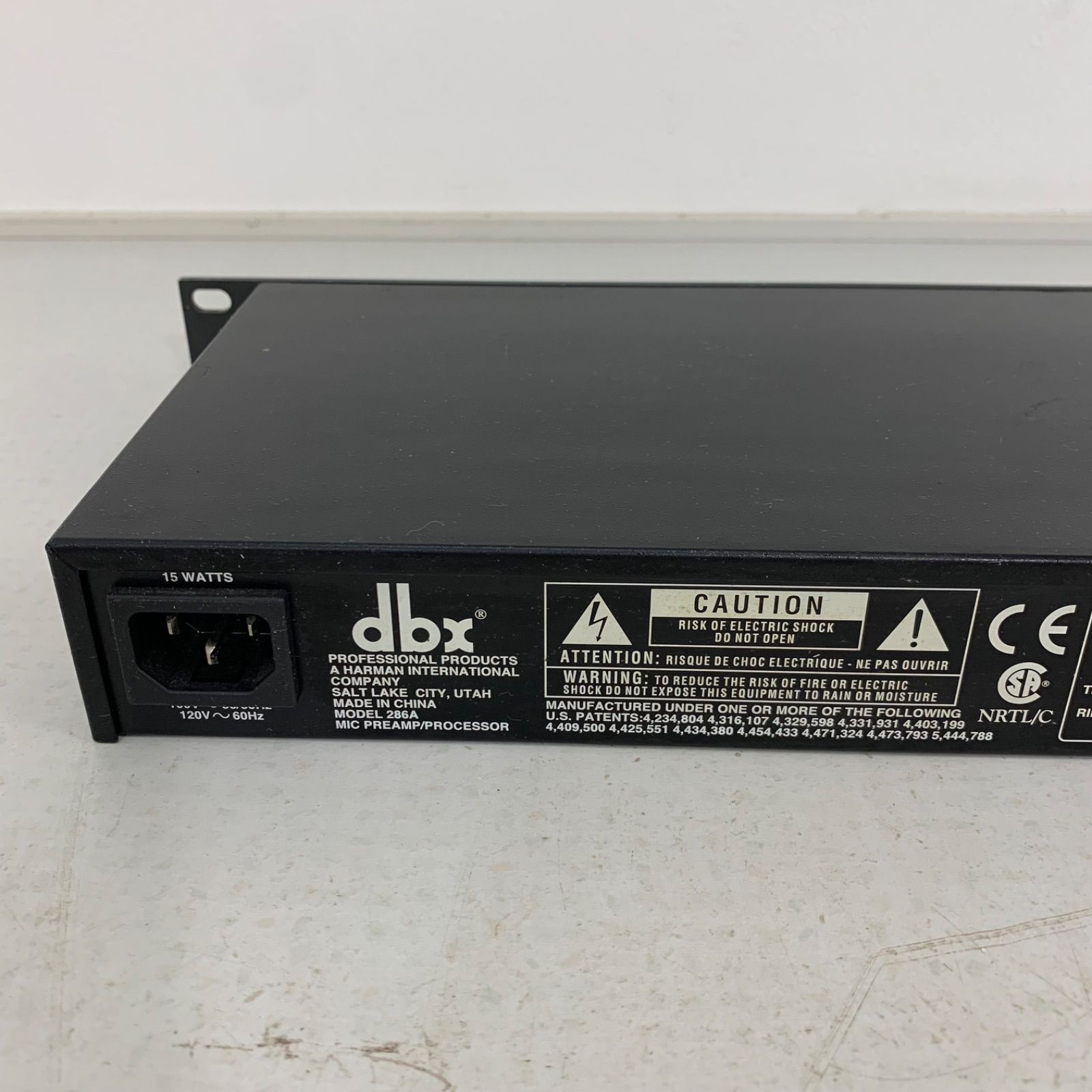 Mic Preamp/Processor Dbx286a - メルカリ