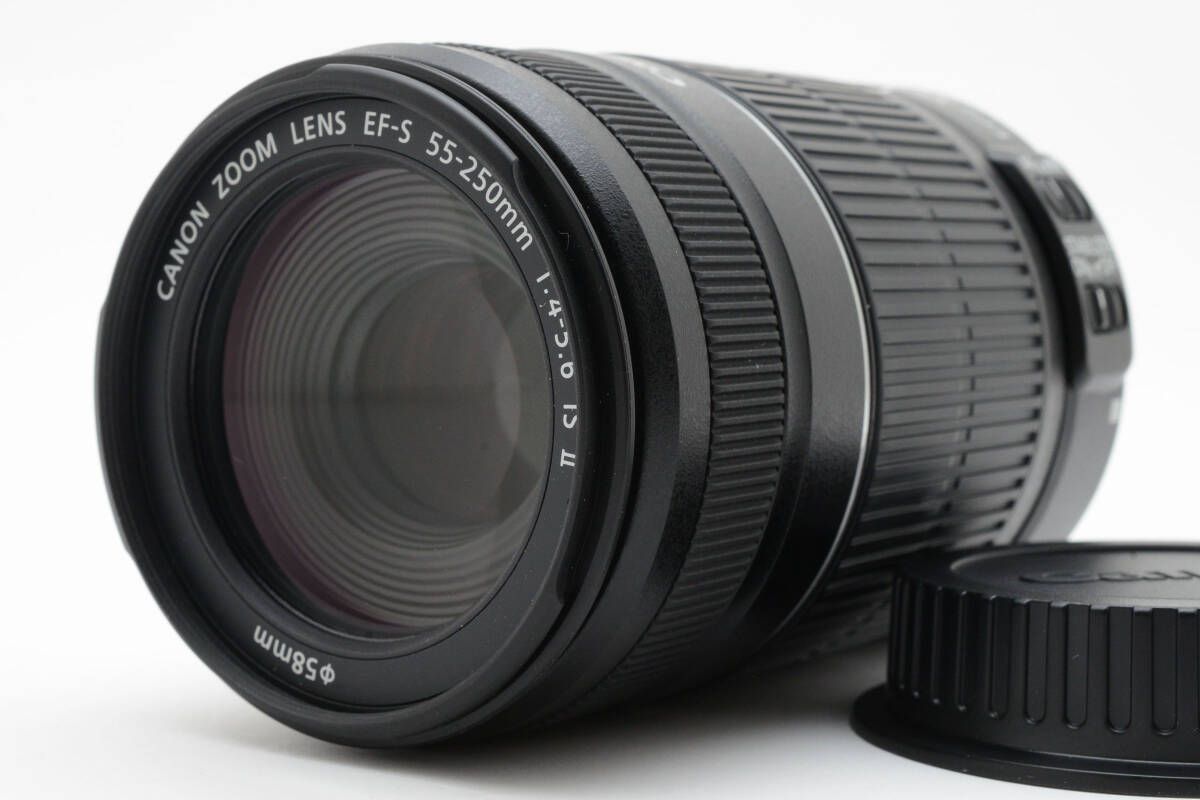 ☆美品☆キヤノン CANON ZOOM LENS EF-S 55-250mm F4-5.6 IS II 望遠 