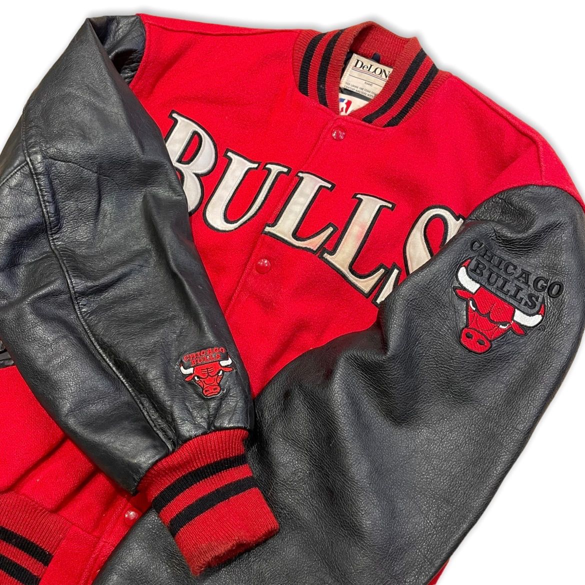 90s DeLONG NBA BULLS シカゴブルズ スタジャン - メルカリ