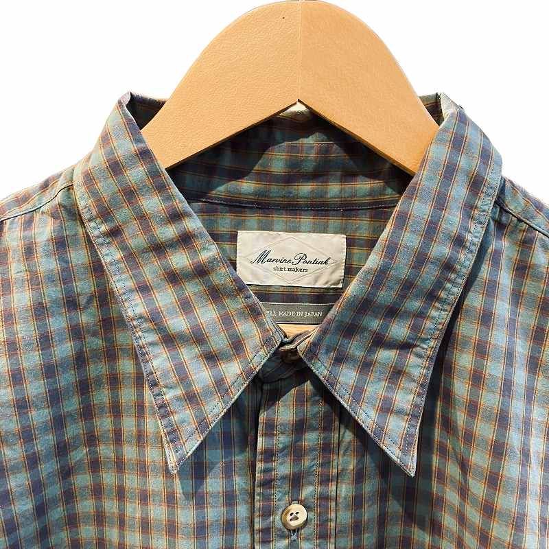 Marvine Pontiak Shirt Makers 23SS タータン チェック シャツ 長袖 
