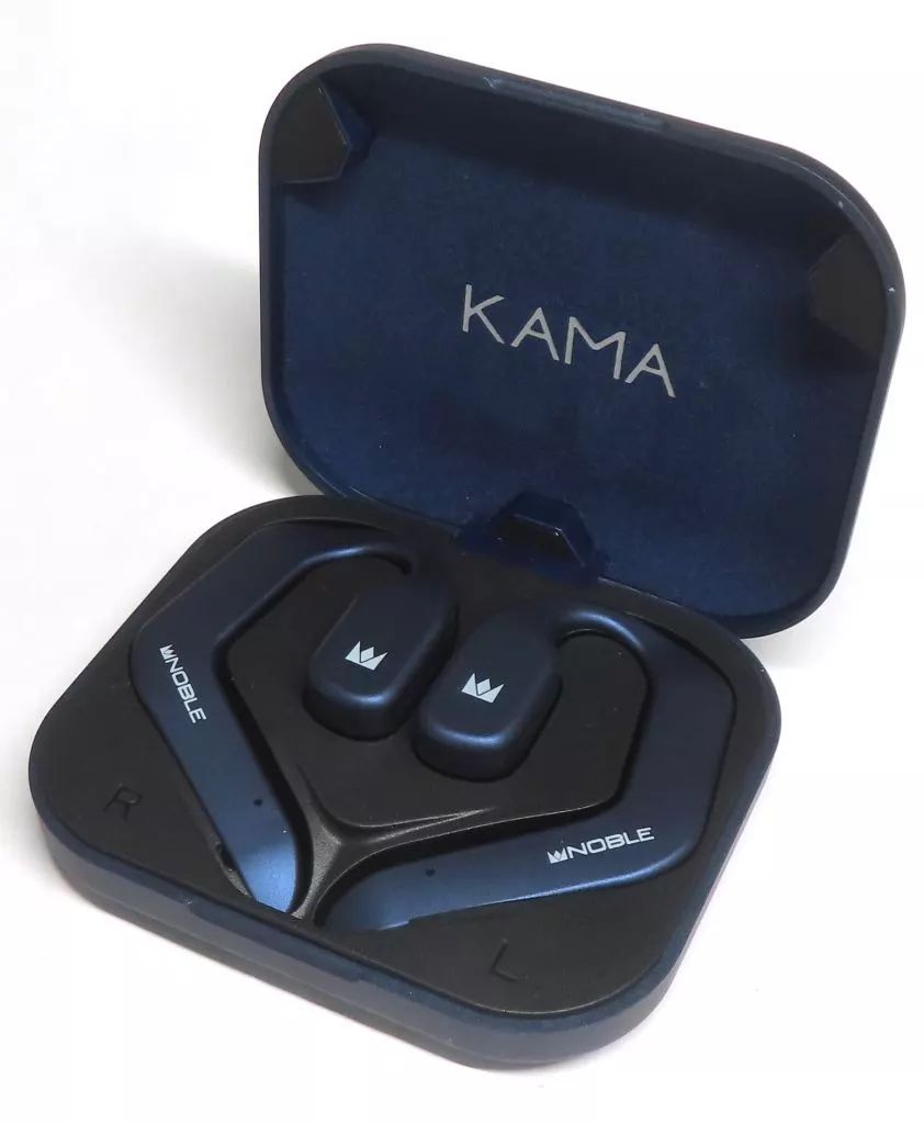 ヘッドフォン Noble Audio 完全ワイヤレスイヤホン KAMA ブルー Noble Fokus Kana