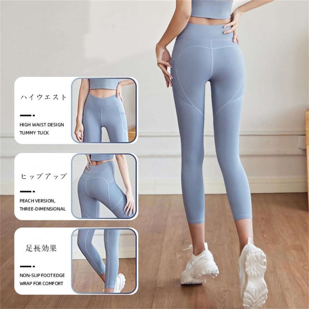 定価1.3万/未使用品☆nagayoga/ナガヨガ/active☆ヨガウェア/レギンス/タイツ【レディースM/股下52cm/ベージュ】ピラティス/Pants◇cBH871 定価1.3万/未使用品☆nagayoga/ナガヨガ/active☆ヨガウェア