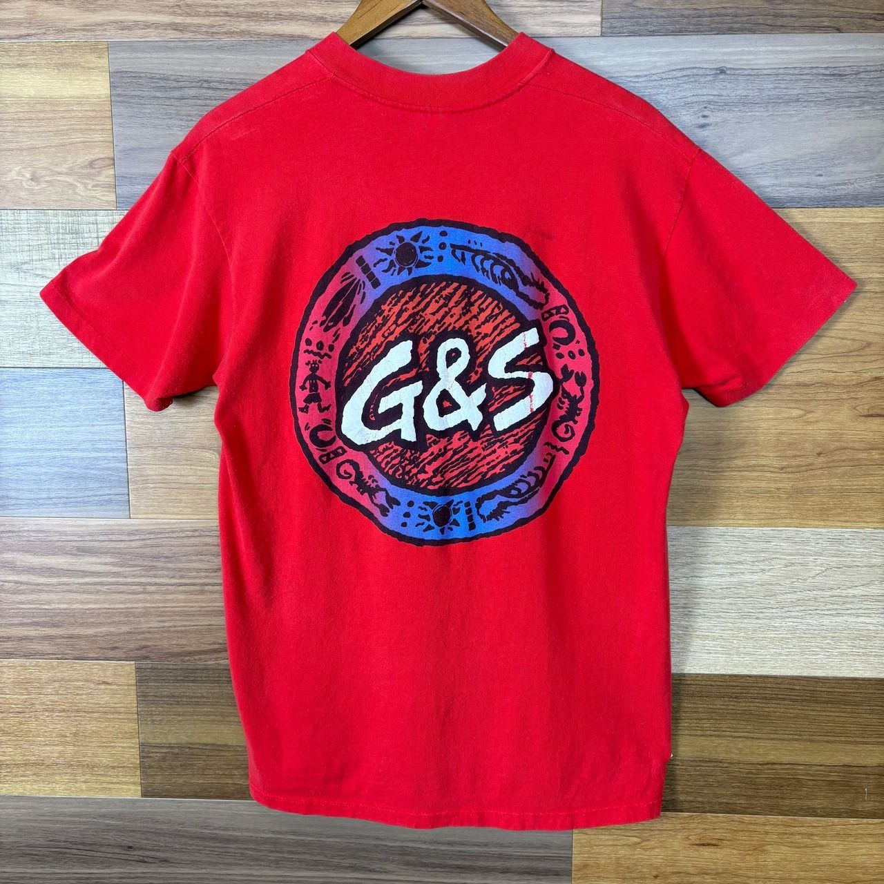 オープンセール 福袋 USA製 80s G&S ゴードン&スミス プリント T-sh Tシャツ サイズ トップス