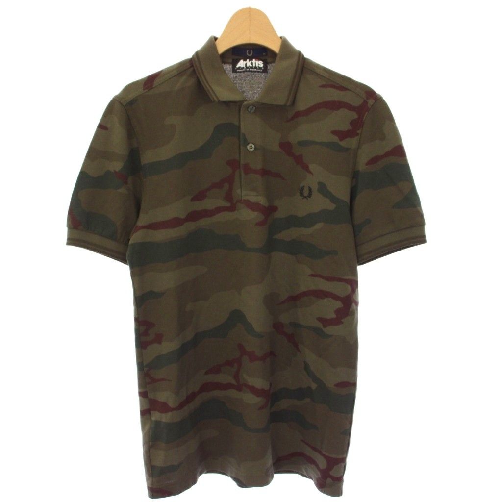 フレッドペリー ポロシャツ 深緑 カーキ色 フレッドペリー FRED PERRY 【正規品】フレッドペリー FRED