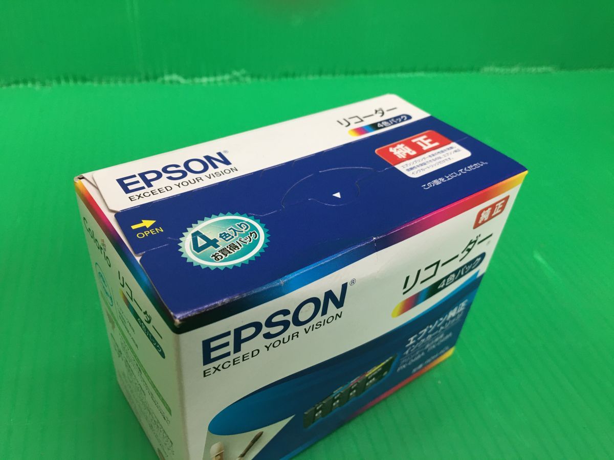 ☆エプソン EPSON　純正カートリッジ　RDH-4CL　リコーダー　4色パック　インクカートリッジ　2026.08使用期限　未使用品