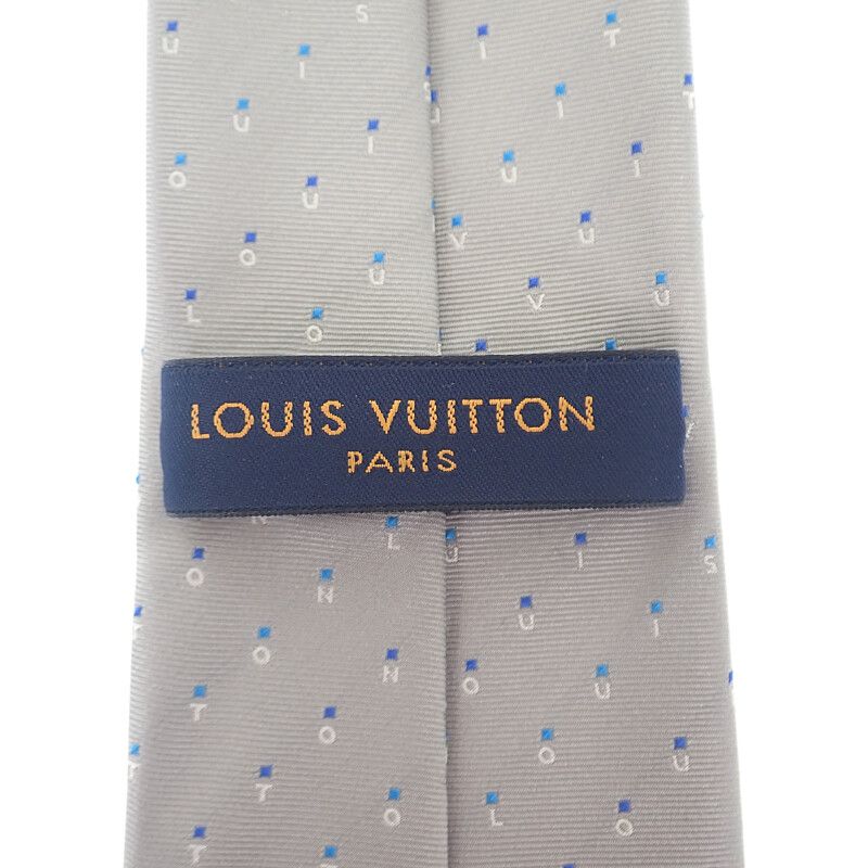 LOUIS VUITTON (ルイヴィトン) ネクタイのみ ルイヴィトン LOUIS VUITTON クラヴァット LVスペリング M77847