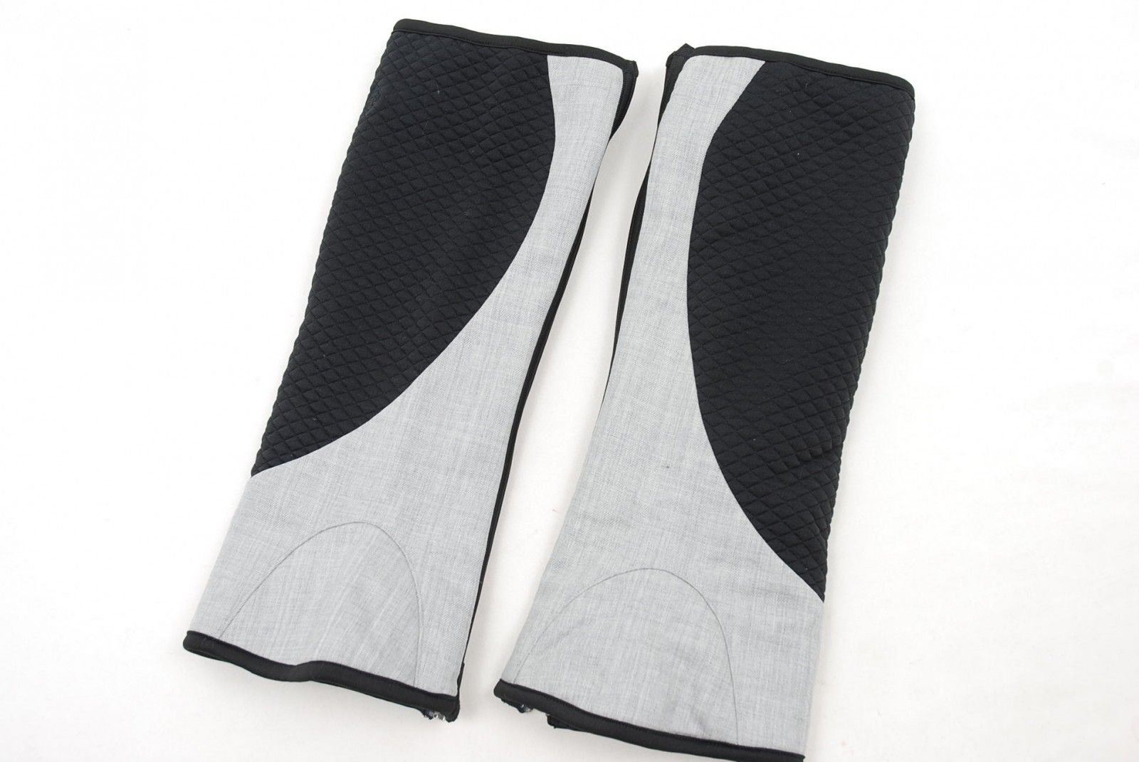♥品 レディース デサントゴルフ DESCENTE GOLF レッグウォーマー フリー グレー 黒 中綿入り