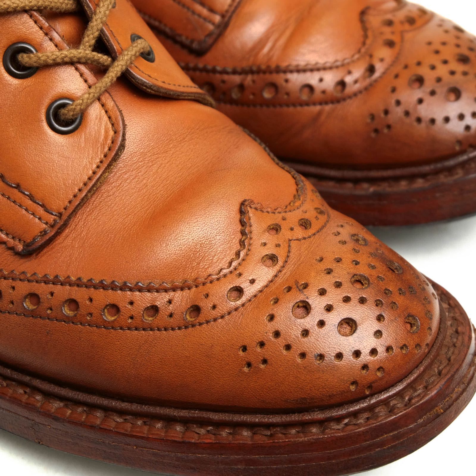 ブーツトリッカーズ／Tricker's レースアップブーツ シューズ 靴 メンズ 男性 男性用レザー 革 本革 ブラウン 茶  M7225 プレーントゥ ダイナイトソール グッドイヤーウェルト製法