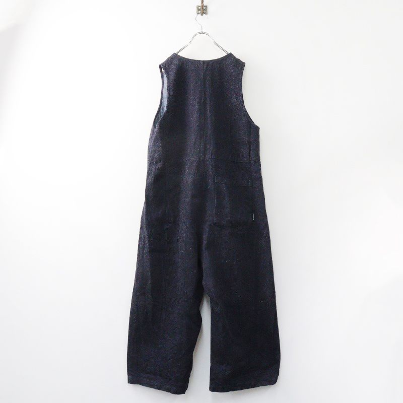 【美品☺︎】nestrobe  UpcycleLinoデニムアシメタックサロペット 新作 2024SS ネストローブ nest Robe UpcycleLino デニムアシメ