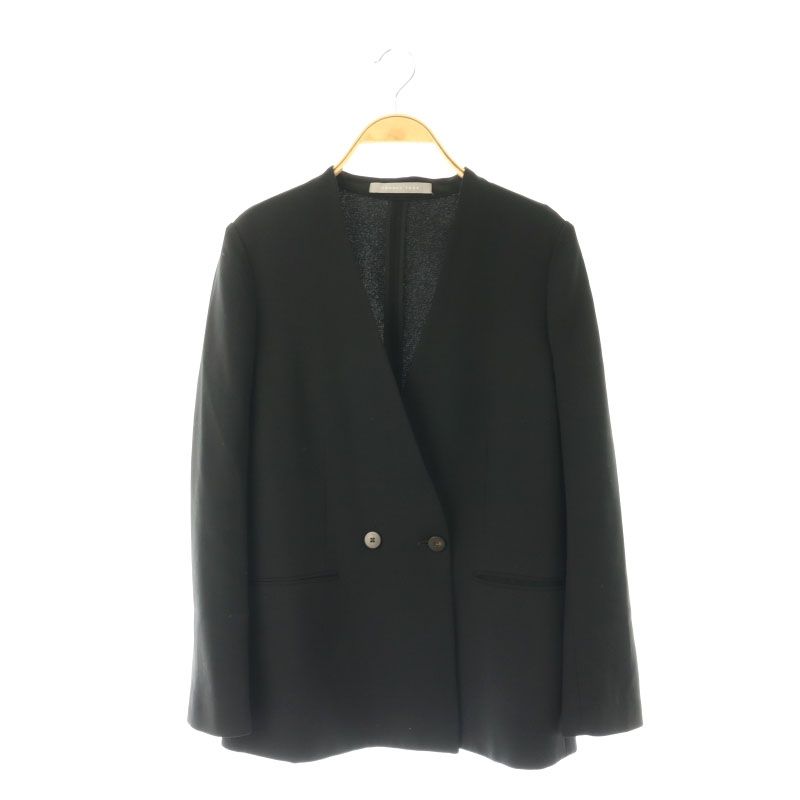 セオリーリュクス ノーカラージャケット黒 セオリーリュクス theory