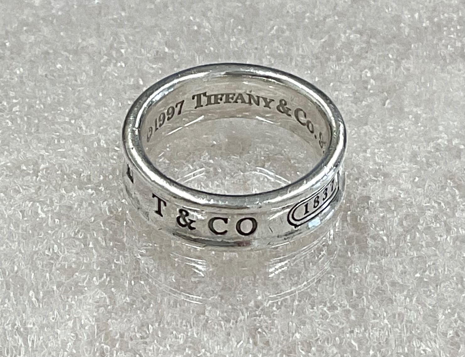Tiffany &Co.ティファニー 1837 ナローリング 15号 シルバー 925
