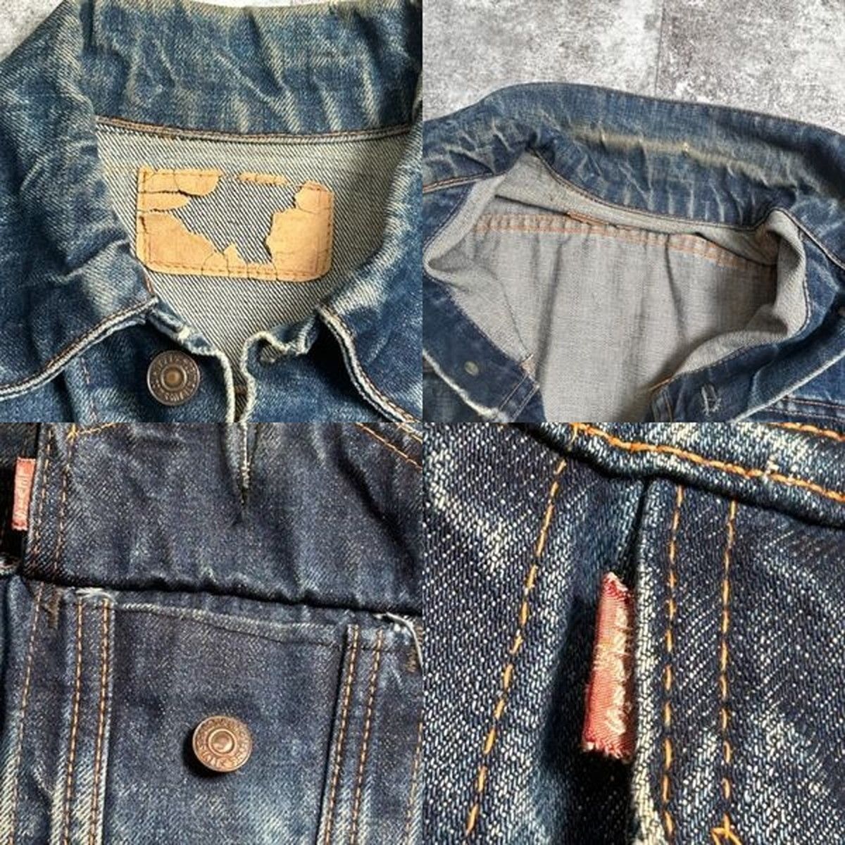 60's Levi's 70505 BIG-E デニムジャケット 4th 刻印525 USA製 60's Levi's 70505 BIG-E デニムジャケット 4th 刻印525 USA製