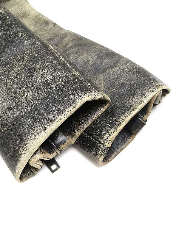 マルタンマルジェラ 14　レザージャケット　ジャンク マルタンマルジェラ14 Martin Margiela 14 八の字 カーフレザー