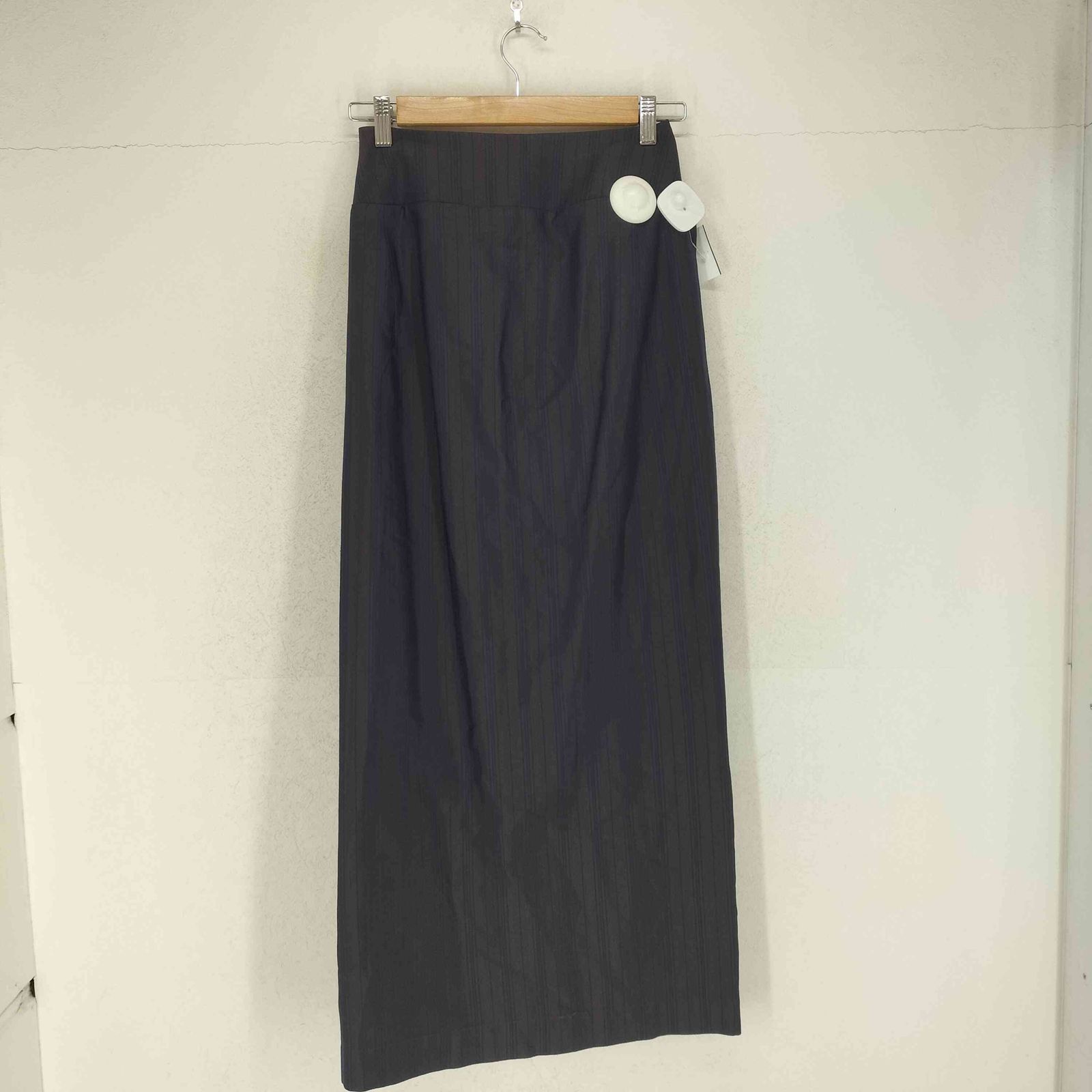 ワイズ Ys 96SS フロントボタンストライプマキシスカート レディース S