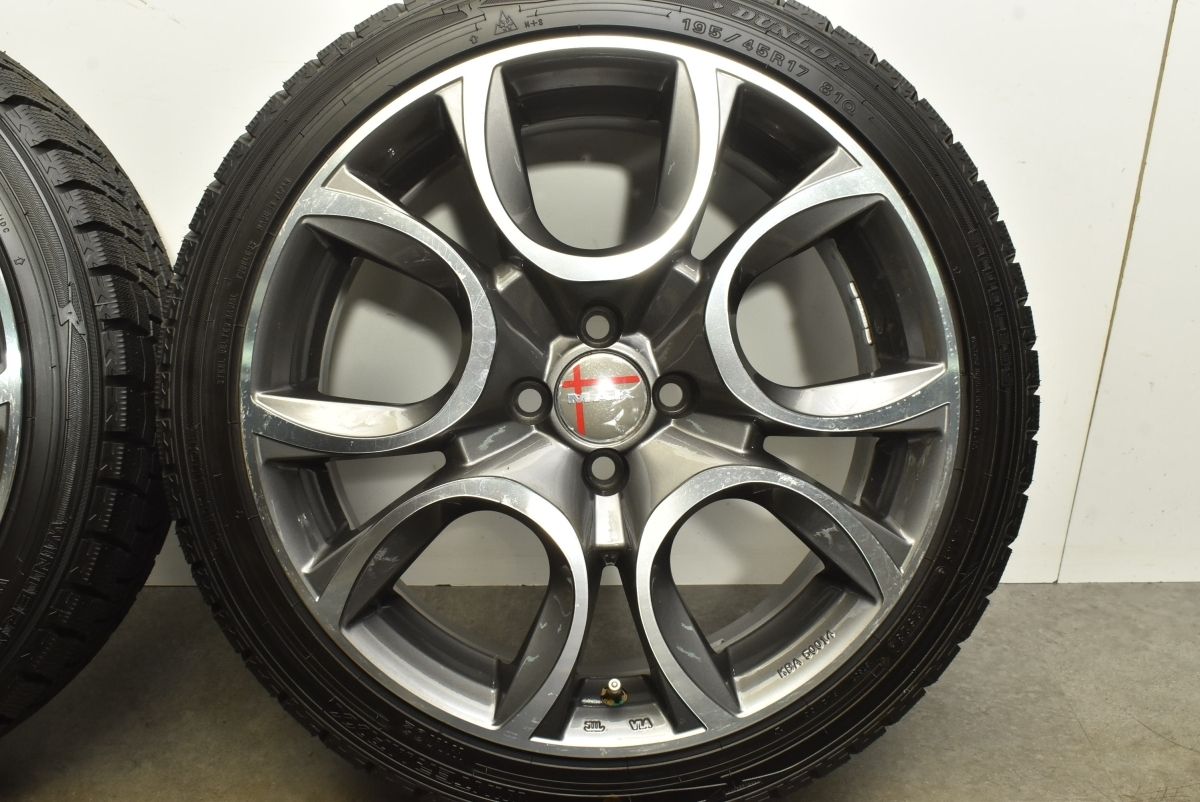 超バリ溝】MAK TORINO 17in 7J +39 PCD98 ダンロップ ウィンター