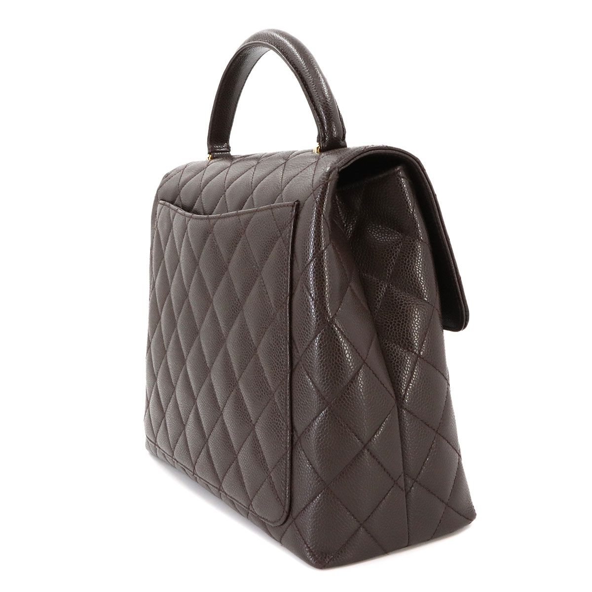 新品同様 シャネル CHANEL マトラッセ ハンド バッグ キャビアスキン  