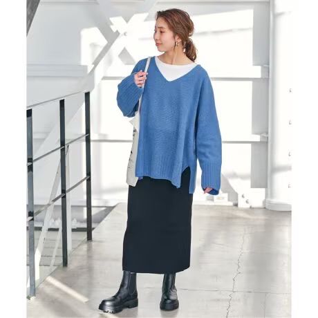 Spick & Span Vネックルーズニット - メルカリ