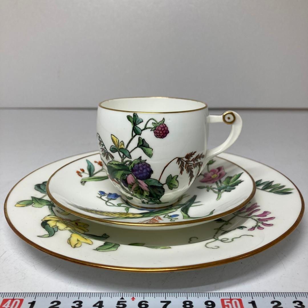 激 品 ミントン アンティークカップ＆ソーサー 東H5-0527