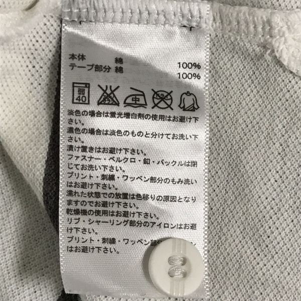adidas×オーランドパイレーツ☆半袖ポロシャツ【メンズM/白/ドクロ