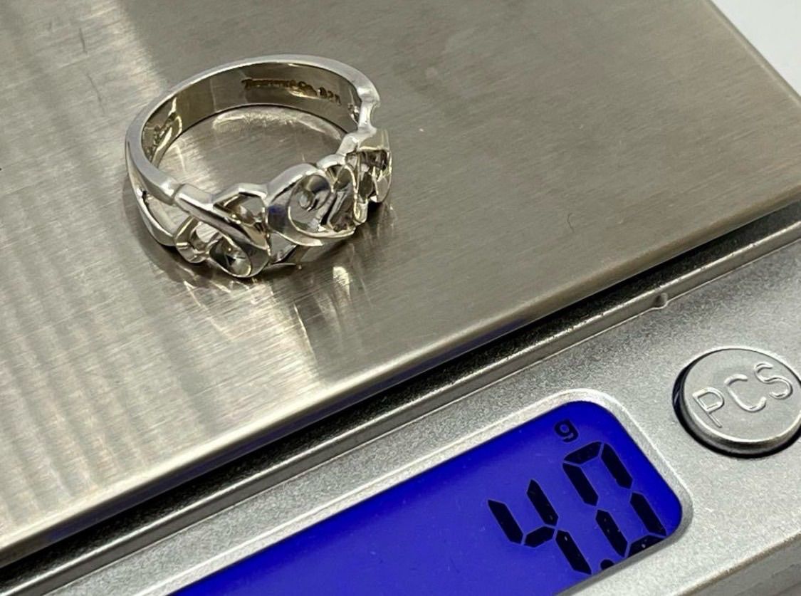 リング ティファニー トリプルラビングハート シルバー 指輪 11.5号 総重量約3.5g a074 Tiffany\u0026Co. ティファニー トリプル ラビングハート リング