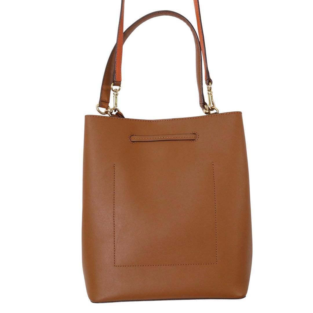 美品!!Ralph Lauren 2WAY バケットバッグ スウェード ベージュ 美品】Polo Lauren Lauren RLL ポロラルフローレン 2way バケット