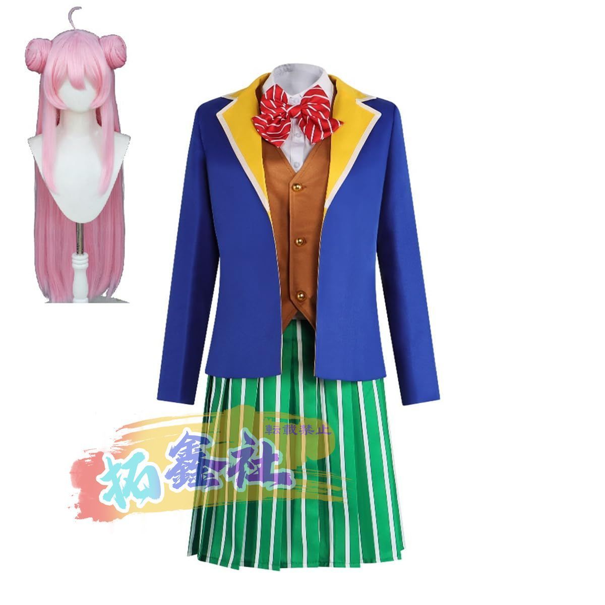 松坂さとう コスプレ衣装 ウィッグ付き ハロウィン パーティー 漫遊展 cosplay衣装 夏祭り 撮影用 文化祭 ステージ服 仮装