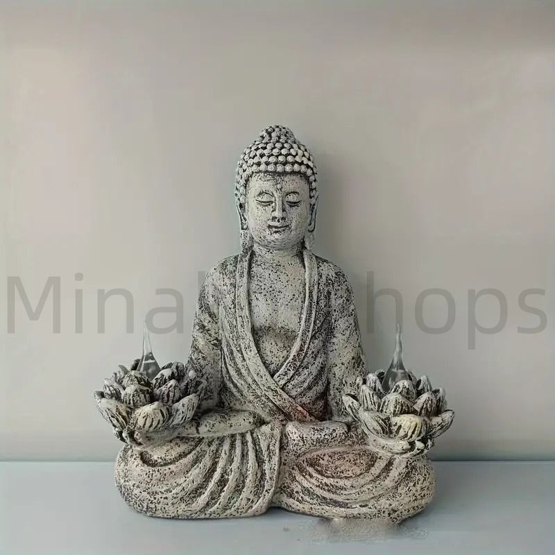 定番人気，格安】 可愛い石仏 仏 石 手を合わせる 瞑想 zen 禅 仏像