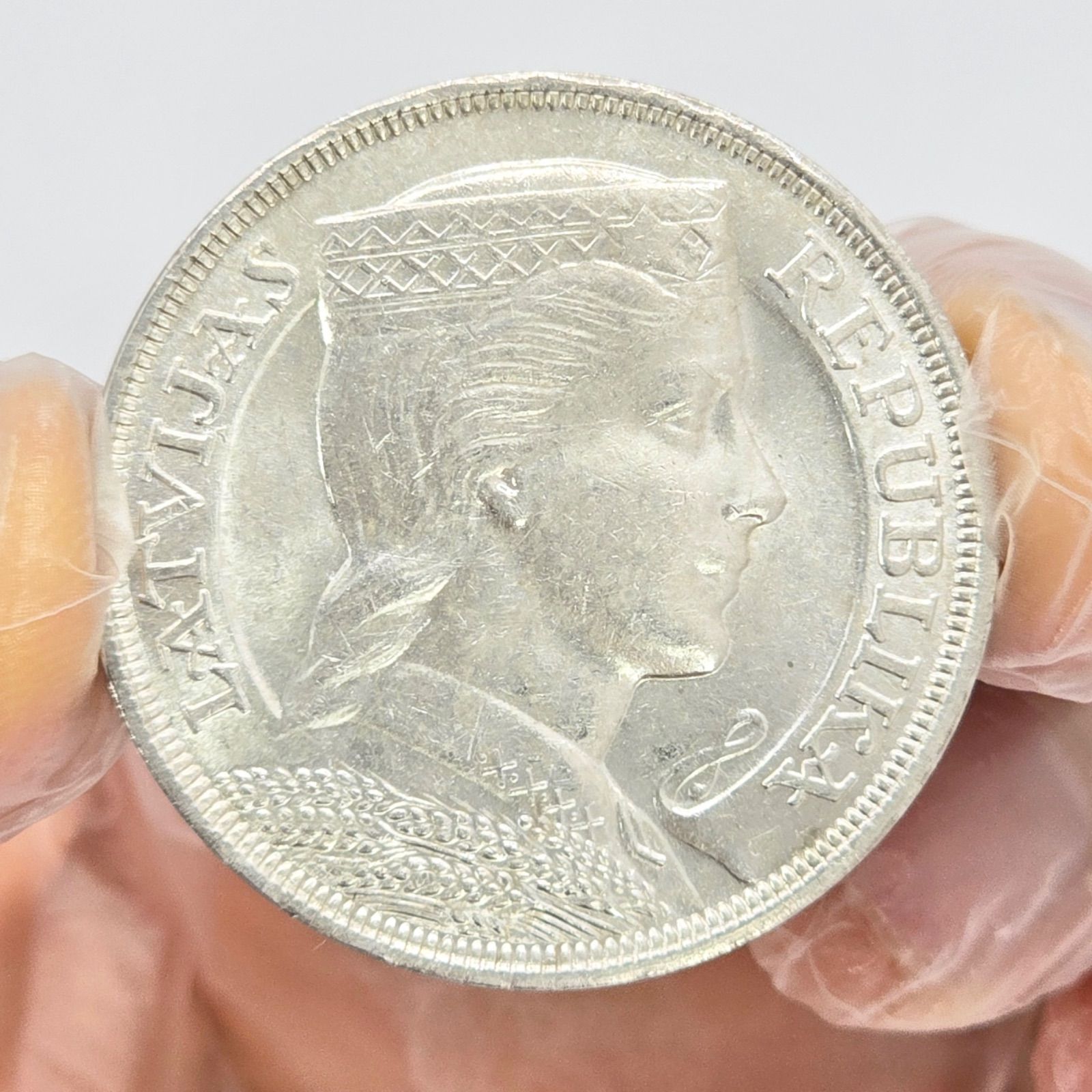 ラトビア銀貨 ラトビア 1929年5ラッツ 大型銀貨 古銭｜Yahoo!フリマ（旧PayPay