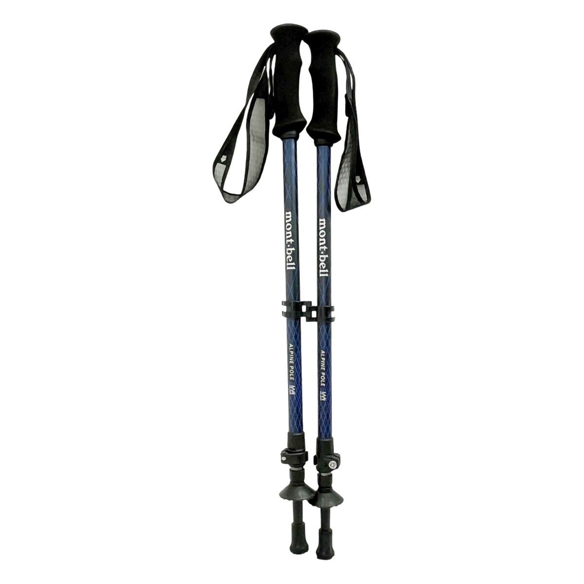 ◆◆mont･bell モンベル トレッキングポール アルパインポール 登山 アウトドア ブラック x ブルー