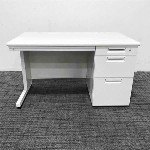 片袖デスク LEED オフィスデスク W1200 プラス ホワイト WWW_KANDAIZUMI_COM