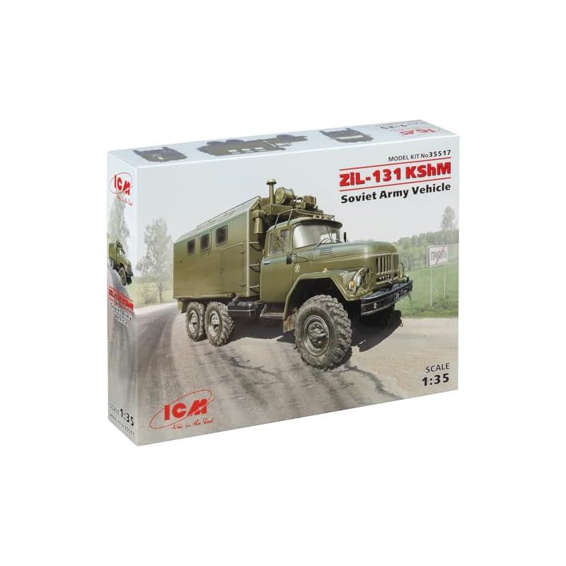 ICM 1/35 ソビエト ZiL-131 KShM コマンドビークル プラモデル