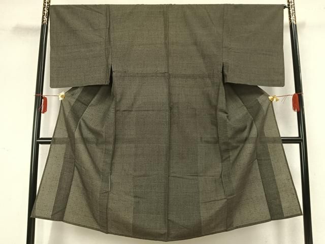 平和屋着物▽男性 紬 単衣 霞文 AABB2061fy