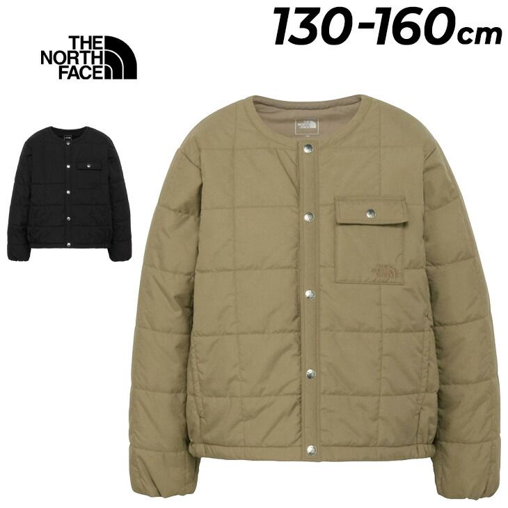 ザ ノース フェイス 中綿ジャケット キッズ ジュニア THE NORTH FACE メドウウォームジャケット 130-160cm 子供服 子ども用 アウター はっ水 中わた ウェア ノーカラージャケット キッズウエア 上着|NYJ82530