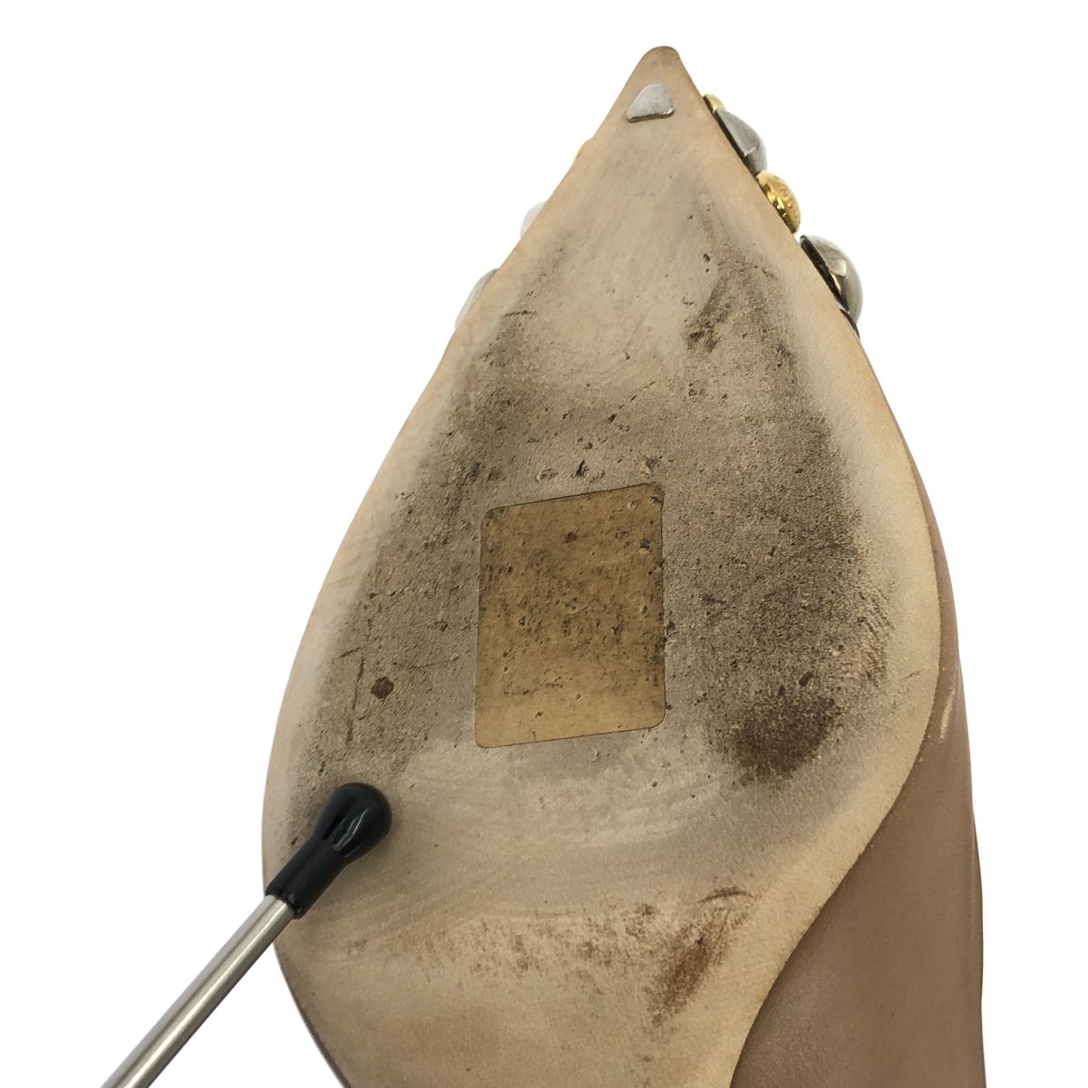 美品】 Louis Vuitton / ルイヴィトン | メタル ロゴ ポインテッドトゥ  