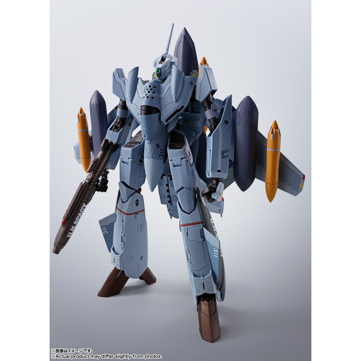 HI-METAL R VF-0A フェニックス(工藤シン機) + QF-2200D-B ゴースト マクロスゼロ 完成品 可動フィギュア バンダイスピリッツ