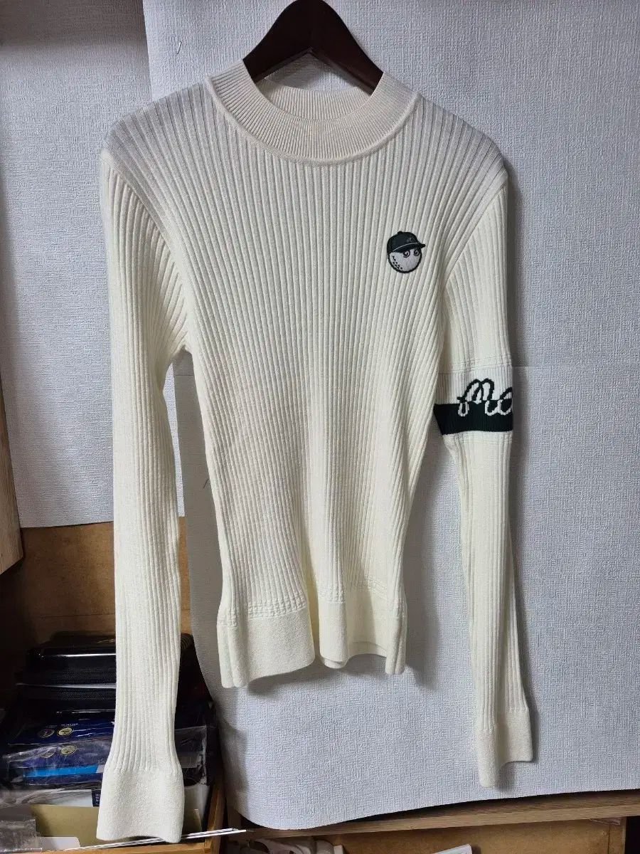MALBON GOLF マルボンゴルフ ゴルフ レディース ゴルフウェア ニット アイボリー