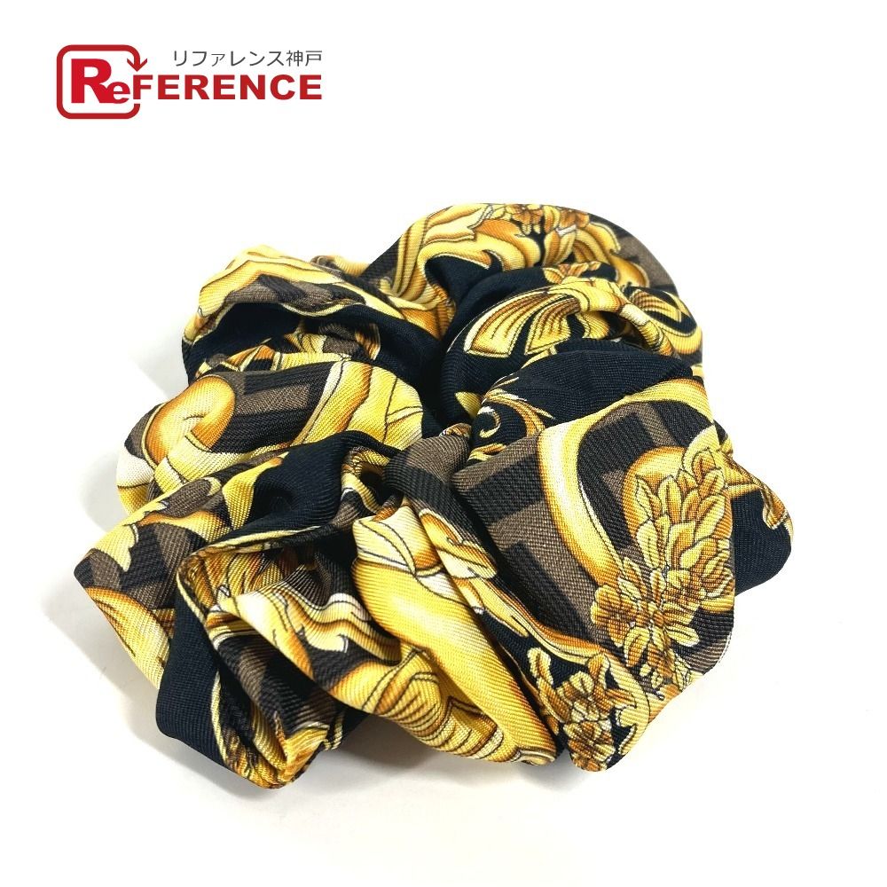 美品 FENDACE シュシュ FENDI フェンディ シュシュ フェンダーチェ FENDACE シルク