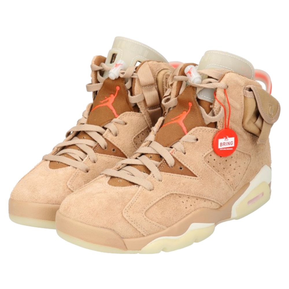 NIKE (ナイキ) ×TRAVIS SCOTT AIR JORDAN 6 RETRO SP BRITISH KAHKI